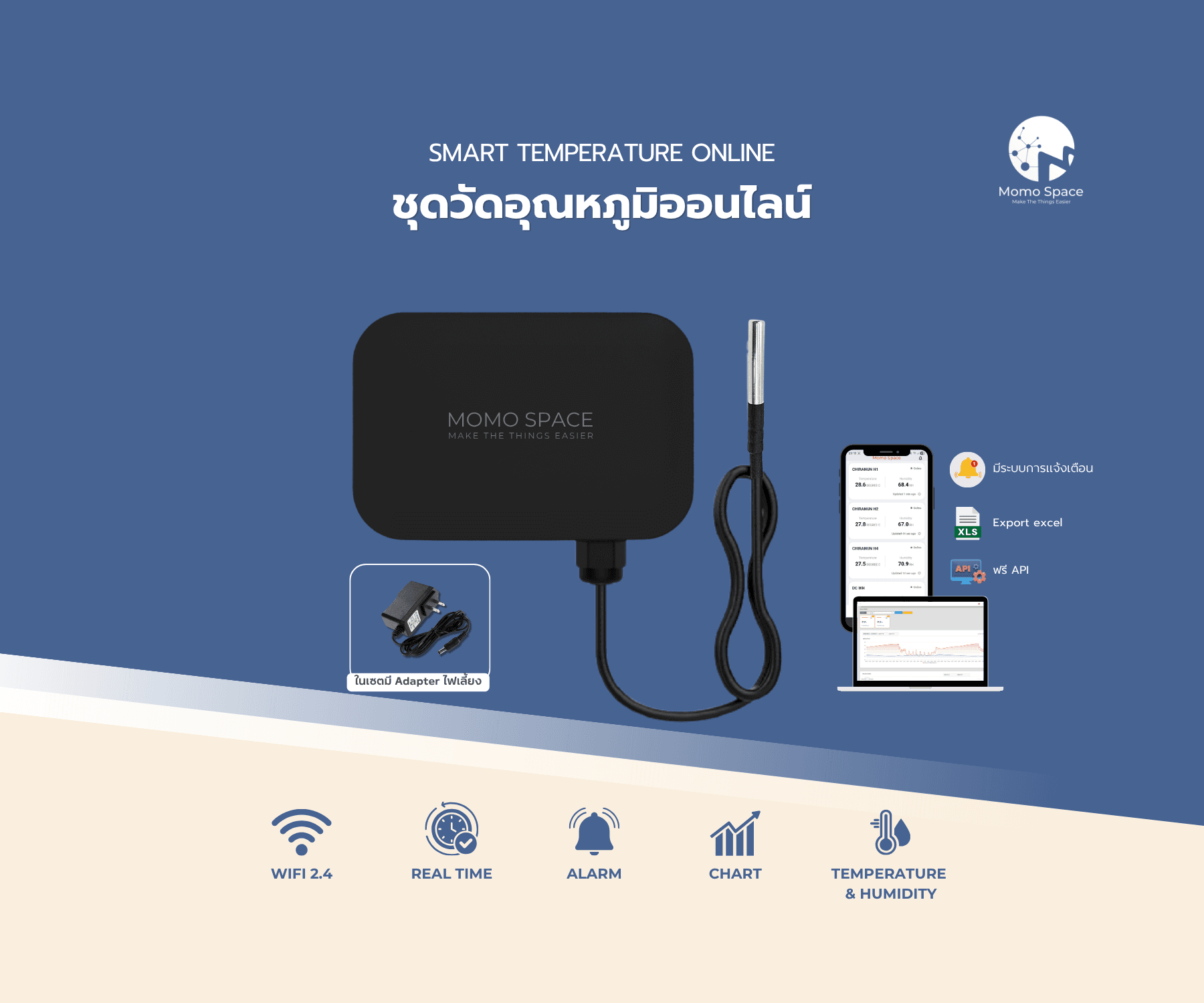 Smart Temperature Online ชุดวัดอุณหภูมิออนไลน์