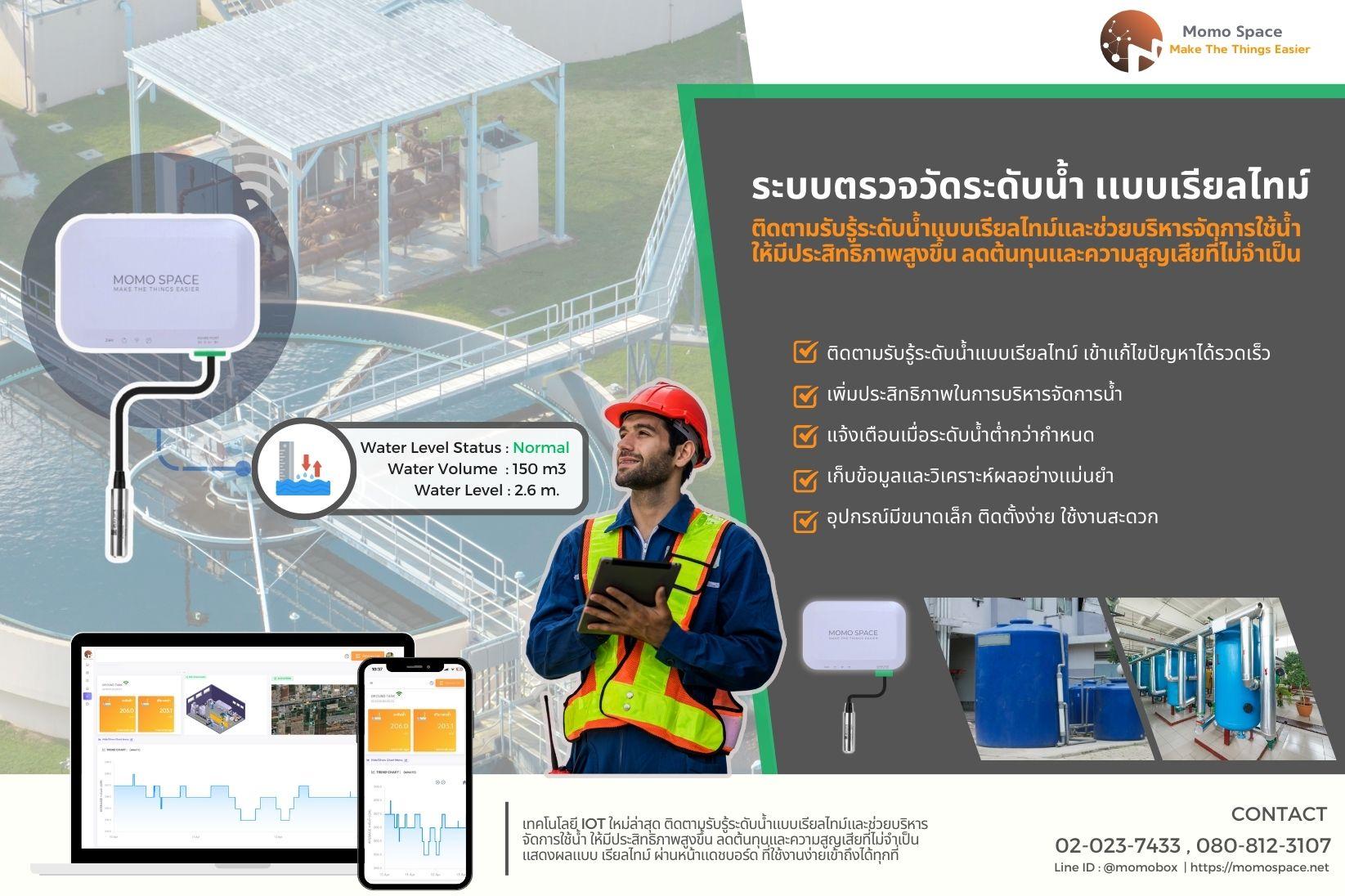 ระบบตรวจวัดระดับน้ำแบบเรียลไทม์