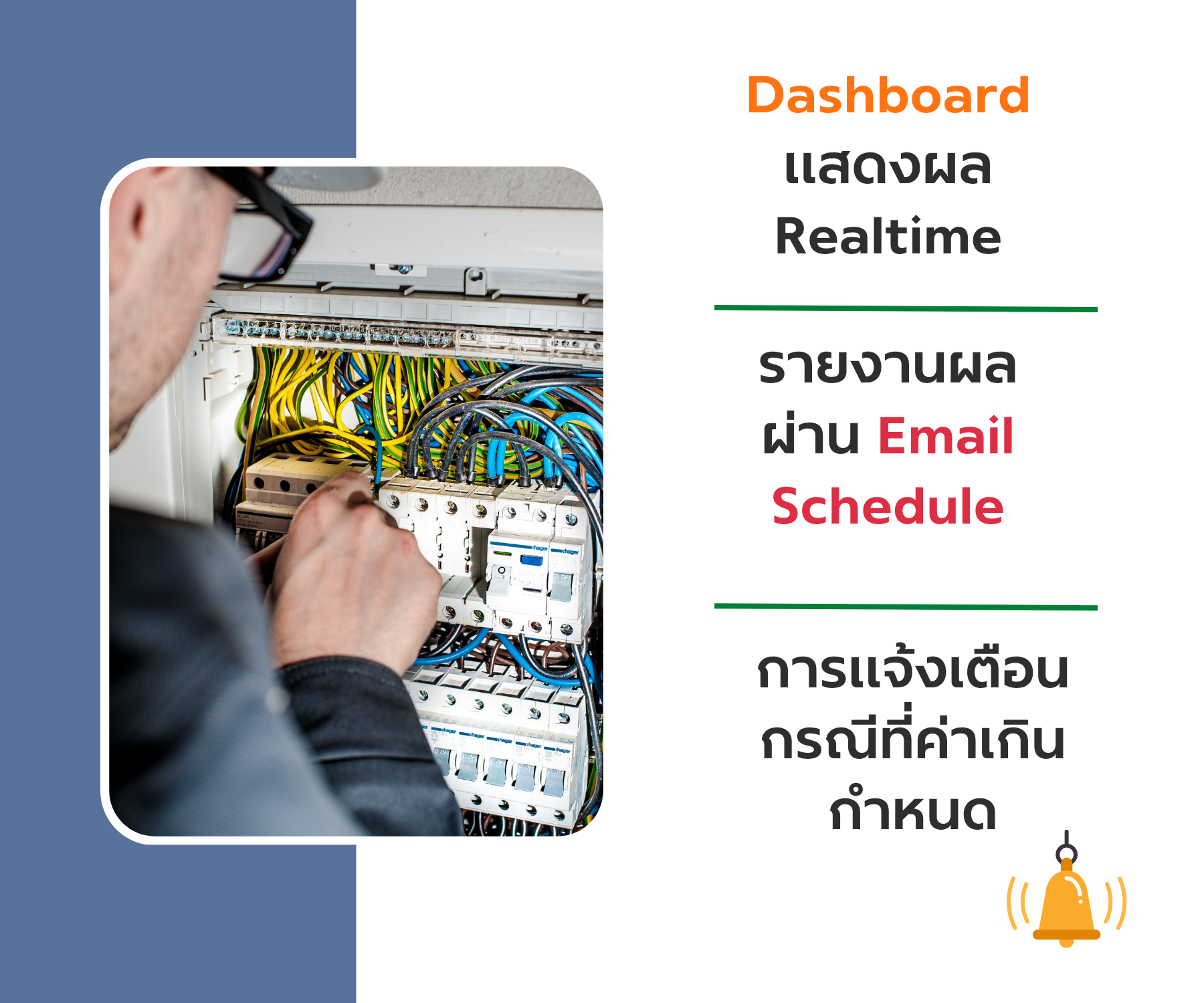 Smart Meter 3 Phase Online (Wi-Fi) – CT Split Core ชุดวัดพลังงานไฟฟ้า 3 เฟสออนไลน์ การเชื่อมต่อแบบ Wi-Fi 2.4G 4