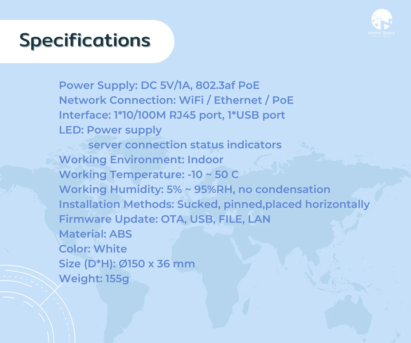 ชุดรับ-ส่งสัญญาณข้อมูลออนไลน์ สำหรับเซนเซอร์แบบบลูทูธ (เกตเวย์) | MSpace G1-E IOT Gateway 8